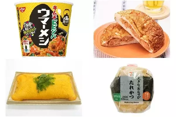 今週新発売の甘辛まとめ！『日清ウマーメシ　石焼風キムチビビンバ』、『チーズタッカルビパン』など♪