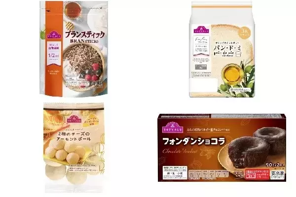 今週新発売のトップバリュまとめ！『ブランスティック』、『Ｆｒｅｅ　Ｆｒｏｍ　オリーブオイルを使った　パン・ド・ミ　山型』など♪
