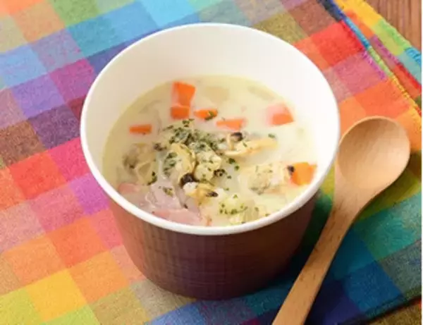 「今週新発売のパスタまとめ！『クラムチャウダースープパスタ』、『バジル香る！クワトロチーズラザニア』など♪」の画像