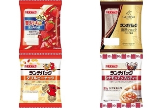 今週新発売のランチまとめ！『贅沢いちごのランチパック　やみつきザクザク食感』、『濃厚ショコラ　ゴディバ監修』など♪