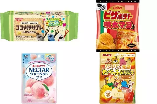 今週新発売の期間限定まとめ！『ココナッツサブレ　メロンパン味』、『ピザポテト　明太マヨ風味』など♪