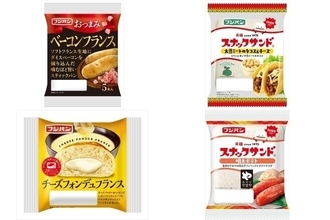 今週新発売の惣菜パンまとめ！『おつまみベーコンフランス』、『スナックサンド　大豆ミートのタコス＆チーズ』など♪