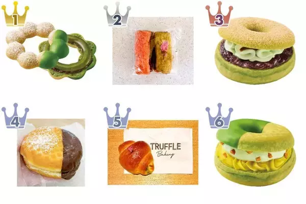 【2026年4月第1週】ドーナツ・パンランキング1位はミスド抹茶新作！春の人気商品まとめ