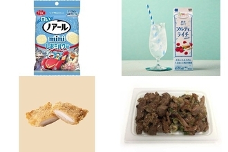 今週新発売の塩味まとめ！『白いノアールミニ　しおミルク味』、『純水仕立て　ソルティ＋ライチ　ｍｉｘ』など♪