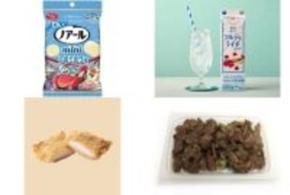 今週新発売の塩味まとめ！『白いノアールミニ　しおミルク味』、『純水仕立て　ソルティ＋ライチ　ｍｉｘ』など♪