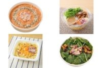 今週新発売のパスタまとめ！『本ズワイ蟹をのせたトマトクリームパスタ』、『照焼チキンマヨパスタサラダ』など♪