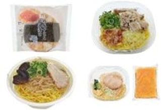 今週新発売の醤油味まとめ！『直巻おむすび　熟成すじこ醤油漬け』、『冷しまぜそば　魚介醤油味』など♪