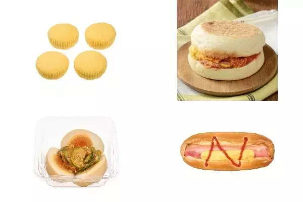 今週新発売のたまご味まとめ！『たまご蒸しパン』、『とろとろたまごのソーセージマフィン』など♪