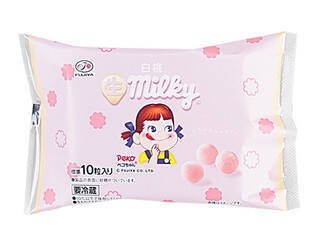 今週新発売の桃まとめ！『生ミルキー　白桃』、『桃ホイップロールケーキ』など♪