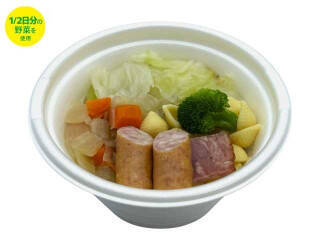 今週新発売のキャベツまとめ！『たれチキンカツサンド』、『山梨県産キャベツ使用　野菜たっぷりポトフ』など♪