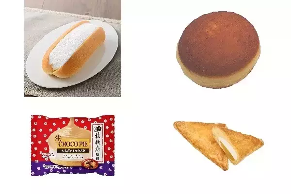 今週新発売のホイップまとめ！『生コッペパン　たっぷりミルクホイップ』、『生ドーナツ　カスタードホイップ』など♪