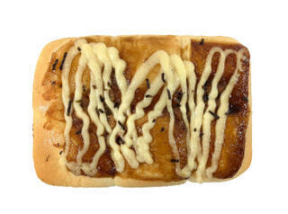 今週新発売のマヨネーズ味まとめ！『ちぎれる照り焼きチキンマヨネーズパン』、『大盛　太麺！豚肉とねぎの醤油マヨパスタ』など♪