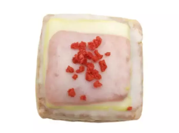 「今週新発売のしっとりまとめ！『パンケーキバーガー　ストロベリー』、『しっとりもっちり食感のコッペパン　ミルククリーム』など♪」の画像