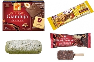 今週新発売のアーモンドまとめ！『カレ・ド・ショコラ　ジャンドゥーヤ』、『ミルクキャラメルクランチバー』など♪