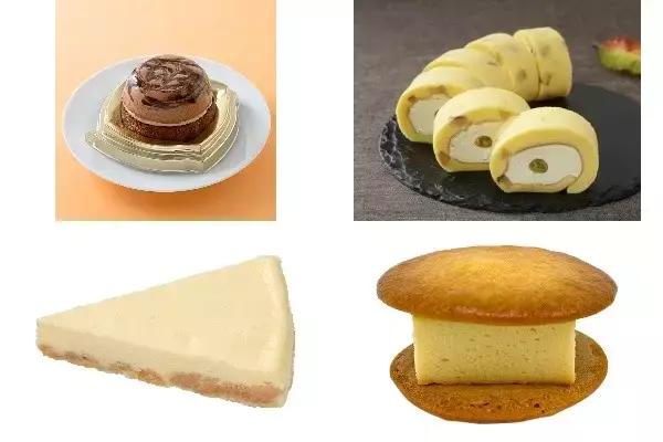 今週新発売のコンビニケーキまとめ！『濃厚ショコラドームケーキ』、『焼き芋のもち食感ロール　紅はるか』など♪
