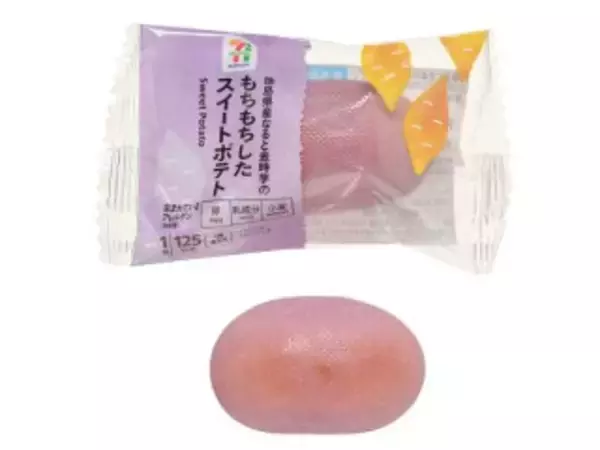 「今週新発売のもちもちまとめ！『もちもちしたスイートポテト』、『もちもち食感のくるくるミルクレープ』など♪」の画像