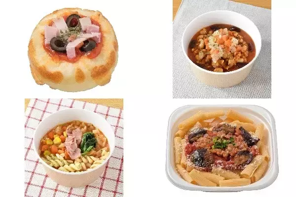 今週新発売のトマト料理まとめ！『チーズに沼るトマト＆ベーコン』、『豆と野菜のジンジャートマトスープ』など♪