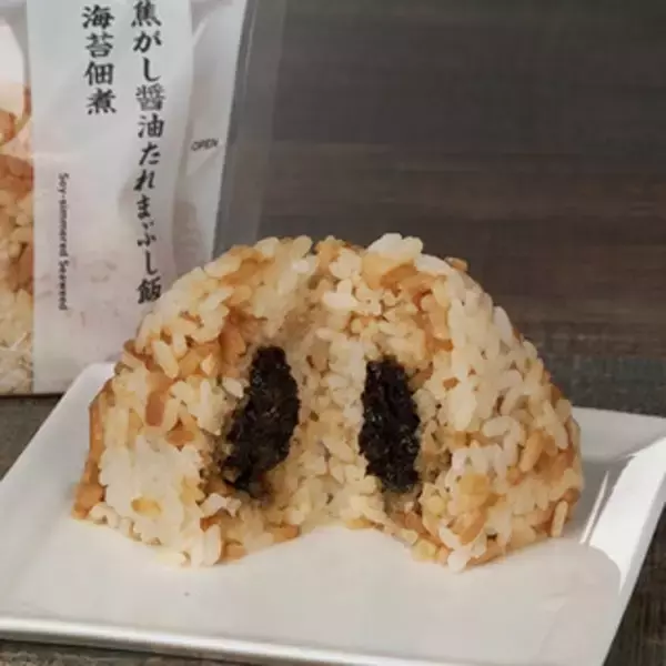 「今週新発売の醤油味まとめ！『昆布水風まぜそば　鶏こく醤油味』、『焦がし醤油たれまぶし飯　海苔佃煮おむすび』など♪」の画像