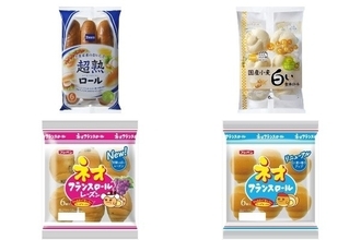 今週新発売の食パン・ロールパンまとめ！『超熟ロール』、『国産小麦　白い食卓ロール』など♪