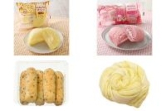 今週新発売のもちもちまとめ！『ポムポムプリン　クリームパン　プリン味』、『マイメロディ　コッペパン　いちごミルク味』など♪