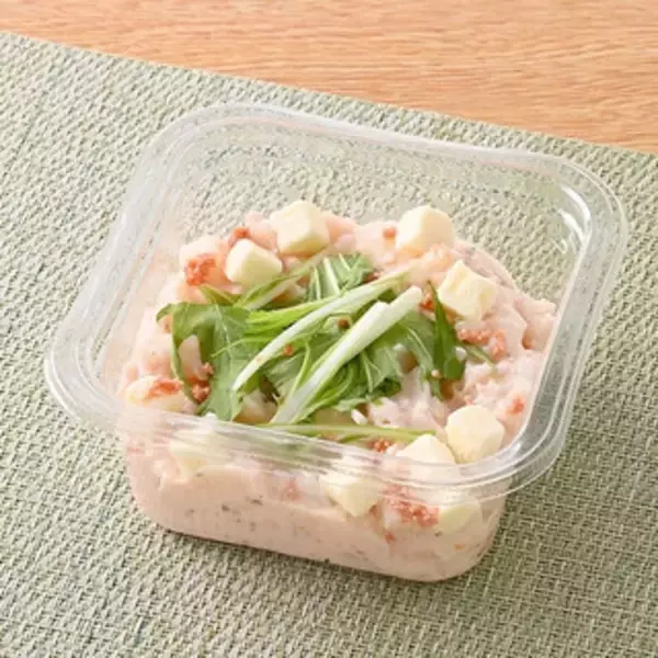 「今週新発売のおつまみまとめ！『たんぱく質が摂れるごまだれ鶏ささみ』、『明太クリームチーズのポテトサラダ』など♪」の画像