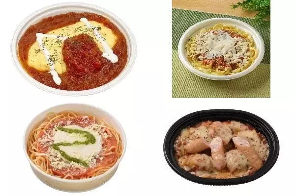 今週新発売のトマトまとめ！『トマトソースのオムライス』、『生パスタ　チーズとトマト』など♪