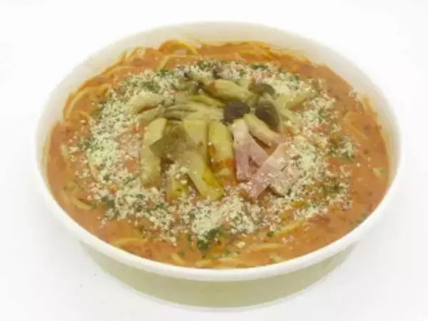 「今週新発売のトマトまとめ！『トマトソースのオムライス』、『生パスタ　チーズとトマト』など♪」の画像