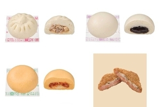 今週新発売のコンビニホットスナックまとめ！『ほかほかごろっと肉まん』、『ほかほかとろっと濃厚ごまあんまん』など♪