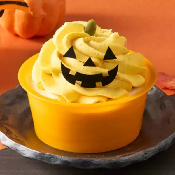 「今週新発売のハロウィンまとめ！『パンプキンもこ』、『かぼちゃと紫芋のプチケーキ』など♪」の画像