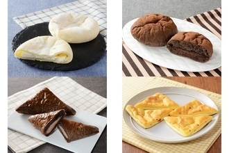 今週新発売のローソンパンまとめ！『もっちりとした白いチーズパン』、『もっちりとした黒いチョコパン』など♪