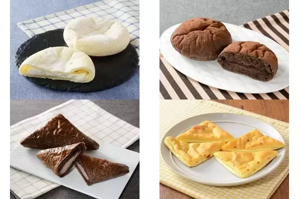 今週新発売のローソンパンまとめ！『もっちりとした白いチーズパン』、『もっちりとした黒いチョコパン』など♪