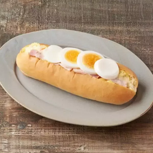 「今週新発売のたまご味まとめ！『ハムたまごデニッシュ』、『ホットサンド　２個入テリヤキチキンたまご』など♪」の画像