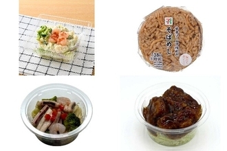 今週新発売のキャベツまとめ！『タルタルソースで食べる海老とブロッコリーのサラダ』、『甘辛ソースで炒めた　そばめしおむすび』など♪