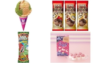 今週新発売のアイスクリームまとめ！『アイスクリーム　抹茶きなこ　とろ～り黒蜜』、『ガリガリ君リッチ　チョコチョコチョコチップ』など♪