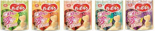 今週新発売の米菓まとめ！『技のこだ割り　濃厚梅だれ』、『２５０％の愛にまみれるハッピーターン』など♪