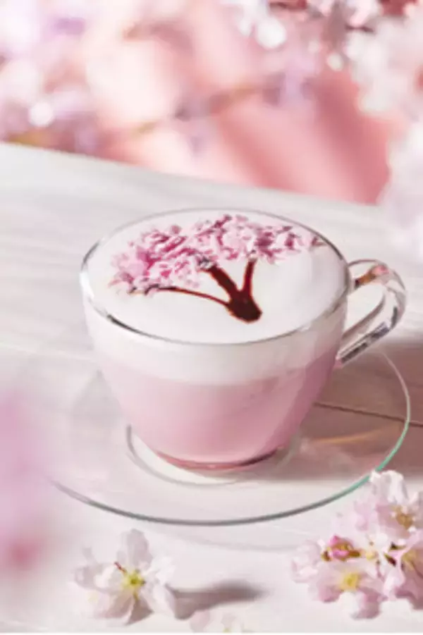 「今週新発売のさくら味まとめ！『お花見だんご　さくら風味』、『桜　咲くよ　ラテ』など♪」の画像