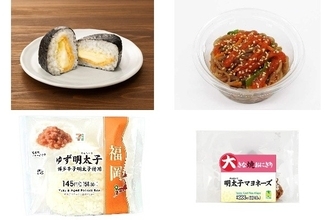 今週新発売の明太子味まとめ！『明太チーズ』、『群馬県産こんにゃく使用　白滝の明太炒め』など♪