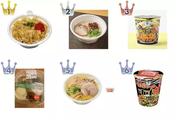 【2026年4月第3週】コンビニ麺・コンビニパスタランキング1位は明太かきたまうどん！新商品・急上昇商品まとめ