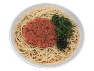 今週新発売のコンビニパスタまとめ！『生パスタ　たらこクリーム　海老と大葉とシラス』、『あさりときのこのスープパスタ』など♪