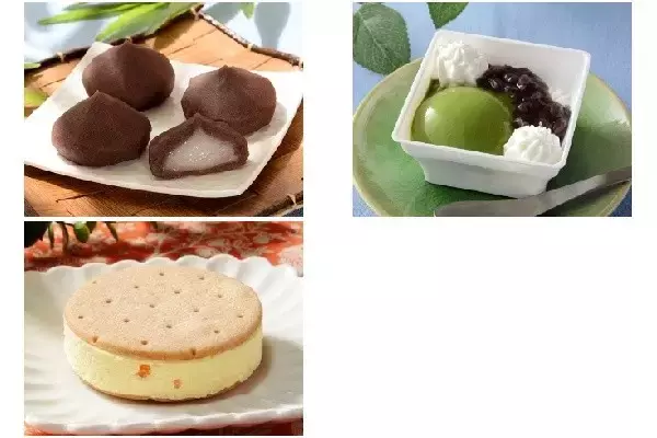 「今週新発売のローソンスイーツまとめ！『土用餅』、『お抹茶ババロア　抹茶ソース』など♪」の画像