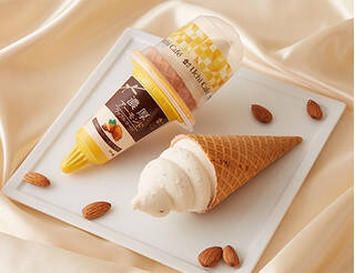 今週新発売のローソンスイーツまとめ！『濃厚アーモンドワッフルコーン』、『なめらかカスタードのプチシュー』など♪