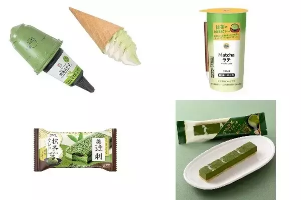 今週新発売の抹茶味まとめ！『ワッフルコーン　抹茶ミルク』、『Ｍａｔｃｈａラテ』など♪