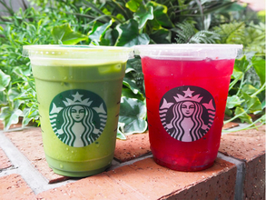 【スタバ新作】夏に楽しむ新作ティービバレッジ！『ダブル抹茶ティーラテ』『ストロベリー＆ユースベリーティー』をレポート♪