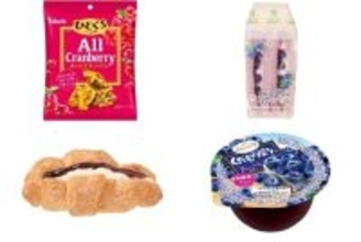 今週新発売のベリーまとめ！『ひとくちオールクランベリー』、『ブルーベリーサンド』など♪