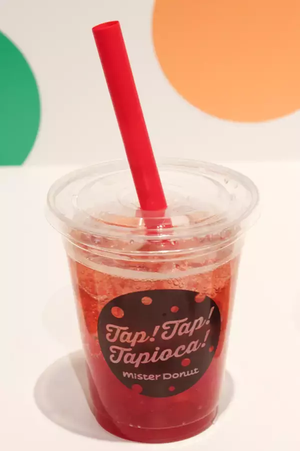「【実食レポ】ミスド新作！タピオカドリンク4種は味つきタピオカ入り！」の画像