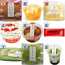 セブンデザートTOP10！和スイーツが多数ランクイン！