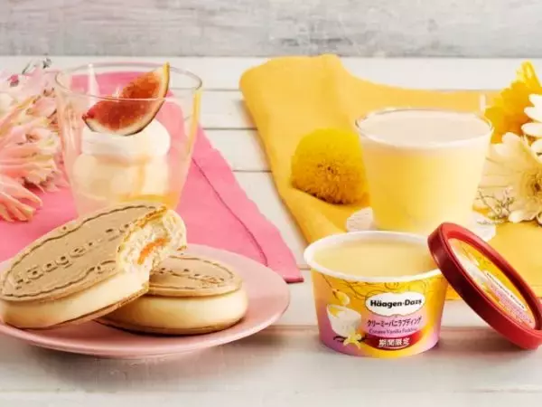 ハーゲンダッツ「マスカルポーネ＆いちじく ～ラム酒仕立て～」「クリーミーバニラプディング」新発売！