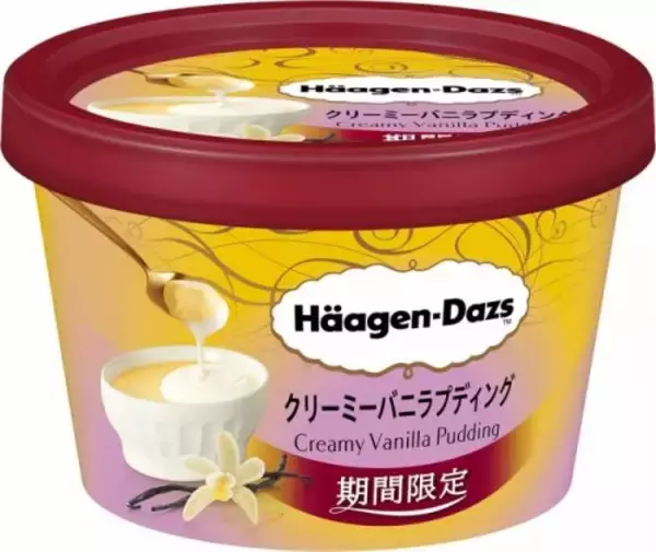 「ハーゲンダッツ「マスカルポーネ＆いちじく ～ラム酒仕立て～」「クリーミーバニラプディング」新発売！」の画像