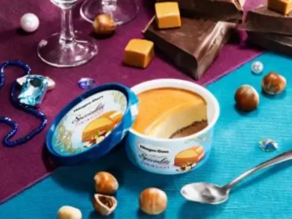 「ハーゲンダッツクリスピーサンド「ザ・キャラメル＆苺のトリュフ」2品が同時発売！」の画像