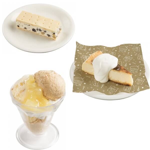スシロー バスクチーズケーキ 他2品新登場 りんご ミルクティパフェやラムレーズンサンドなど 19年12月17日 エキサイトニュース